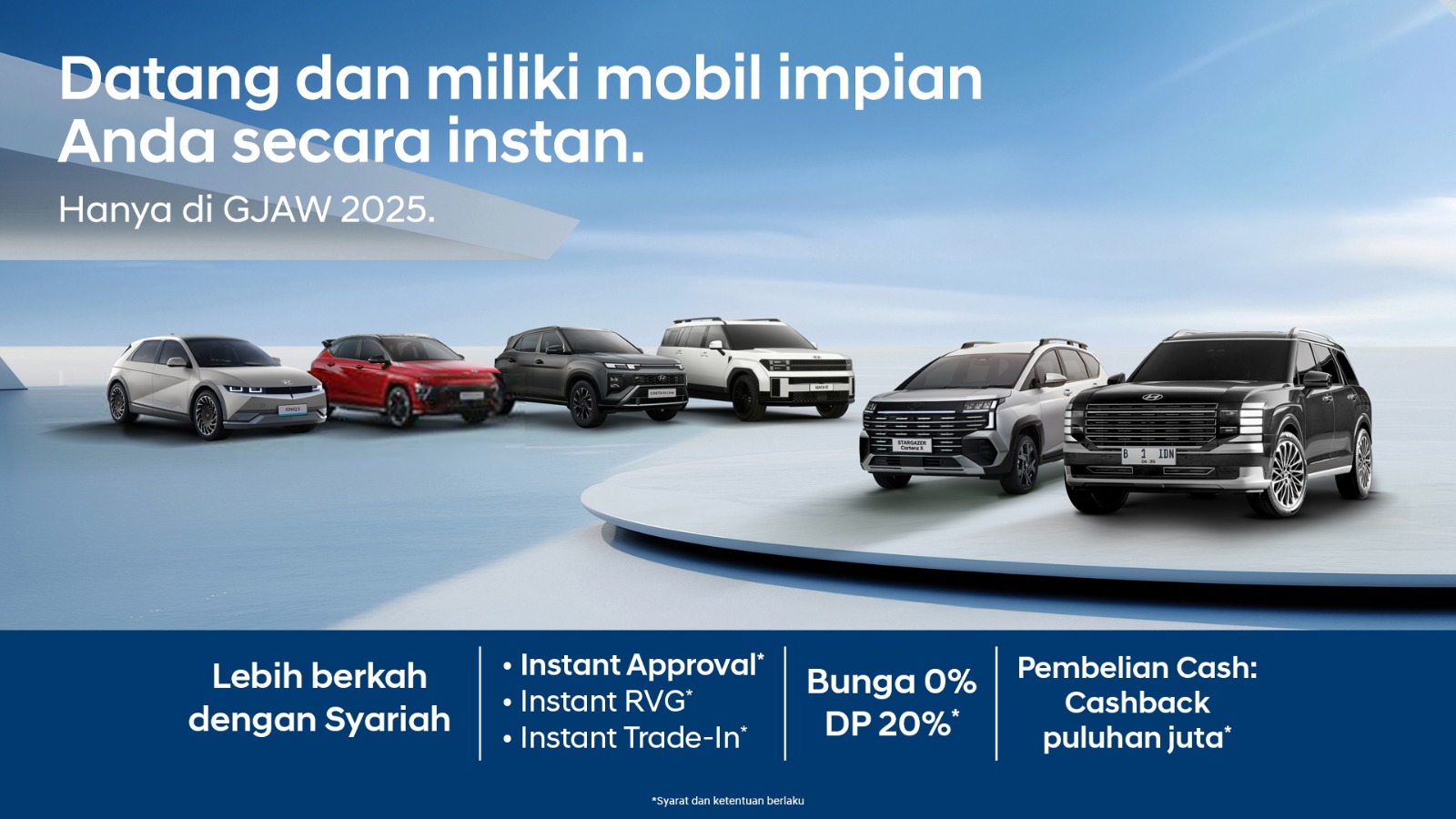 Datang dan miliki mobil impian Anda secara instan